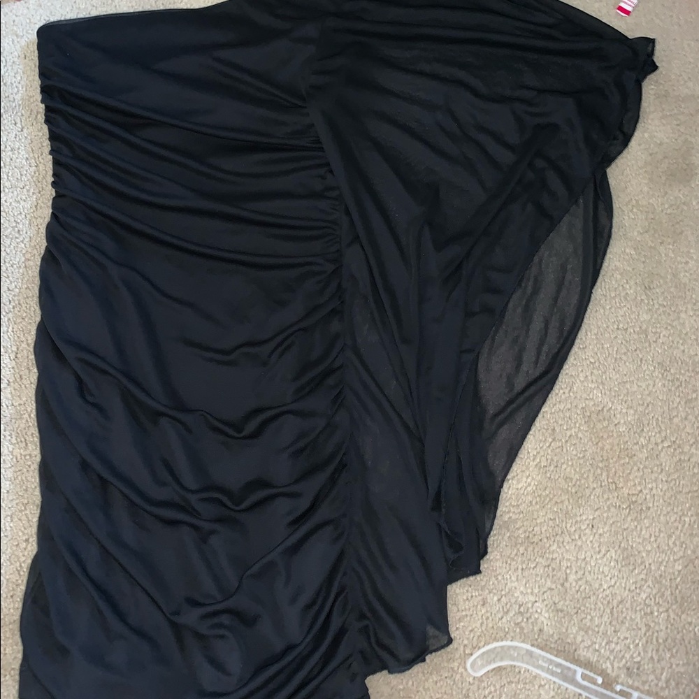 Off the shoulder cocktail dress